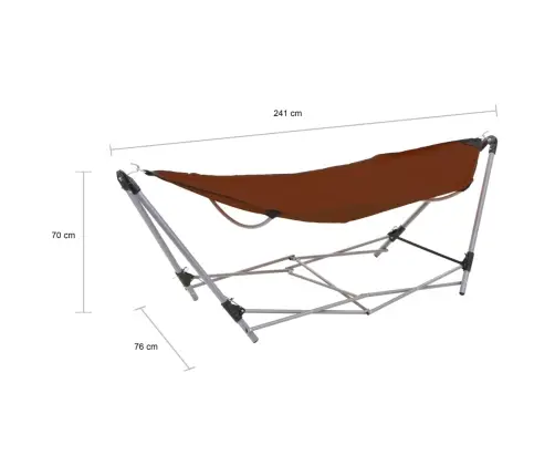 Hamakas Su Sulankstomu Stovu, Rudas