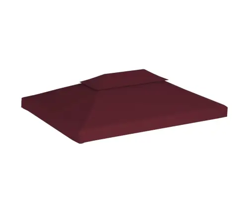 Nojumes Jumta Pārsegs, Divdaļīgs, 4X3 M, Bordo Vidaxl