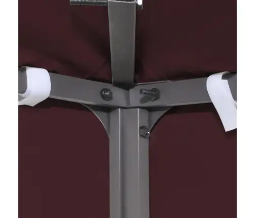 Nojumes Jumta Pārsegs, Divdaļīgs, 4X3 M, Bordo Vidaxl