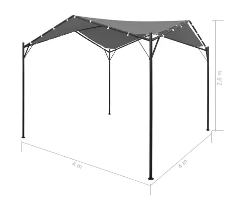 Varjualune, 4 X 4 M Antratsiit