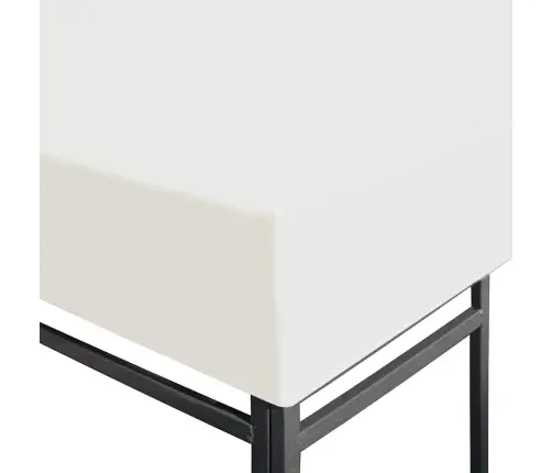 Viršutinis Pavėsinės Uždangalas, 310 G/M², 3X3M, Baltas