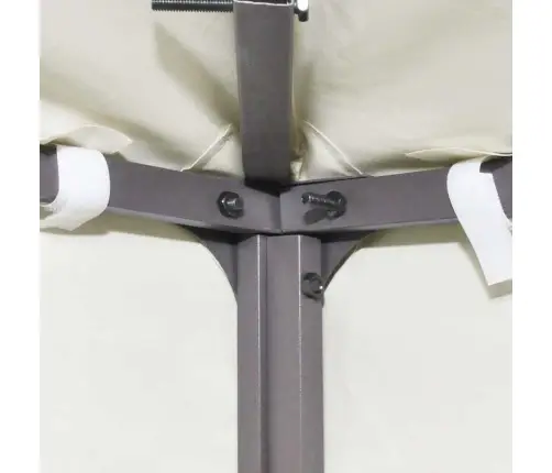 Viršutinis Pavėsinės Uždangalas, 310 G/M², 3X3M, Baltas