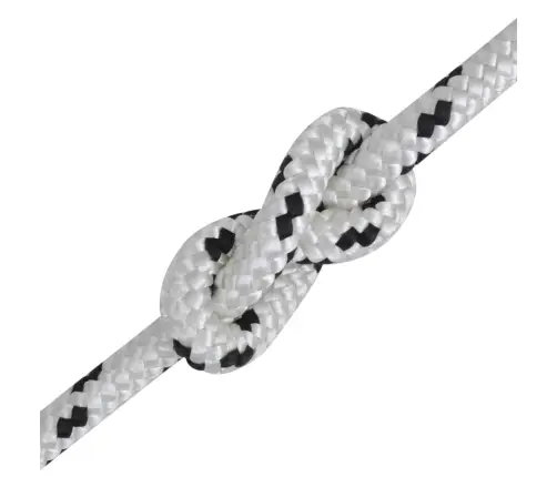 Pīta Laivu Virve, Poliesters, 6 Mm, 250 M, Balta Vidaxl