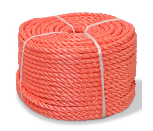 Vīta Virve, Polipropilēns, 8 Mm, 500 M, Oranža Vidaxl