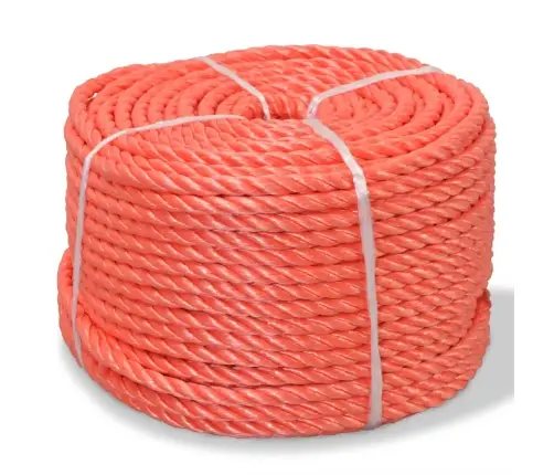 Punutud Paadiköis Polüpropüleenist 8 Mm, 500 M, Oranž