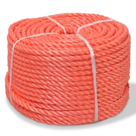 Susukta Virvė, Oranžinė, 100M, Polipropilenas, 16Mm