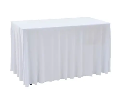 Galdauti, 2 Gab., Elastīgi, 120X60,5X74 Cm, Balti Vidaxl