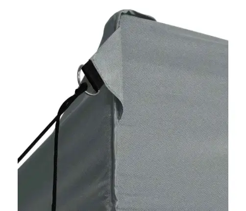 Saliekama Telts Ar 4 Sānu Sienām, Antracītpelēka, 3X4,5 M Vidaxl