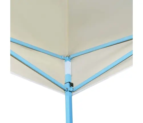 Saliekama Svinību Nojume, 3X9 M, Krēmkrāsā Vidaxl