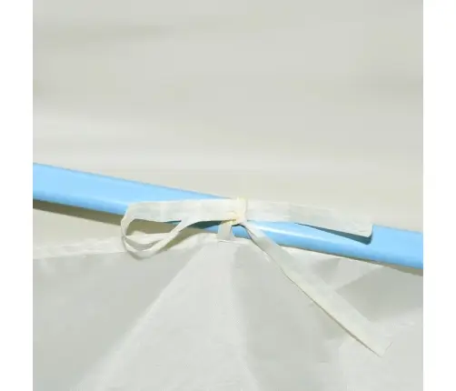 Saliekama Svinību Nojume, 3X9 M, Krēmkrāsā Vidaxl