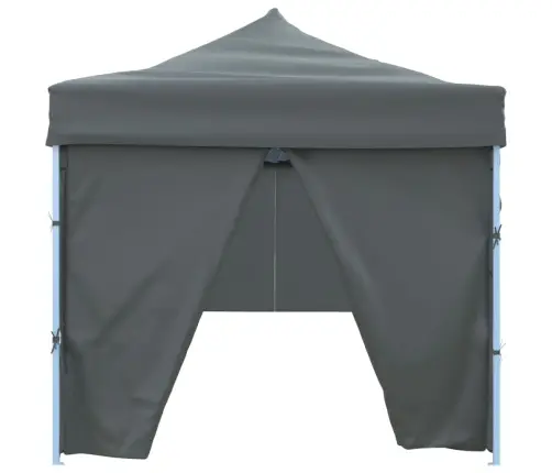 Kokkupandav Pop-Up Peotelk 8 Külgseinaga 870X291X315 Cm Antratsiithall