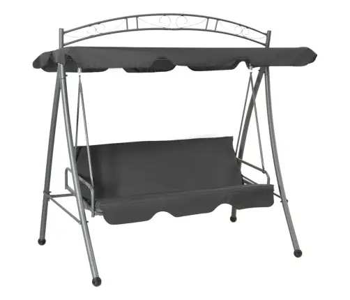 Aiakiik Päikesevarjuga, Antratsiit, 198 X 120 X 205 cm Teras