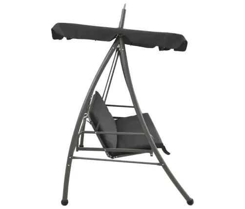 Aiakiik Päikesevarjuga, Antratsiit, 198 X 120 X 205 cm Teras