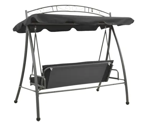 Aiakiik Päikesevarjuga, Antratsiit, 198 X 120 X 205 cm Teras