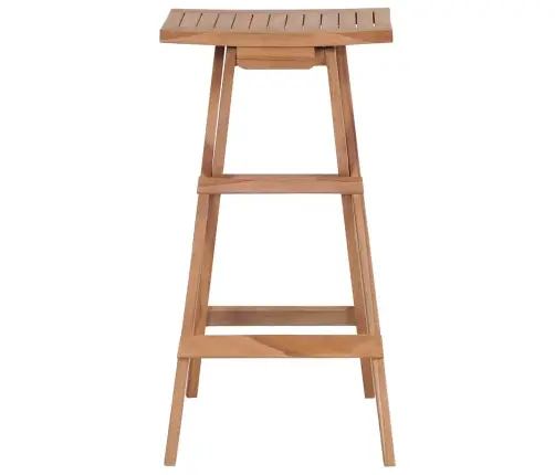 Saliekami Bāra Krēsli, 4 Gab., Masīvs Tīkkoks Vidaxl