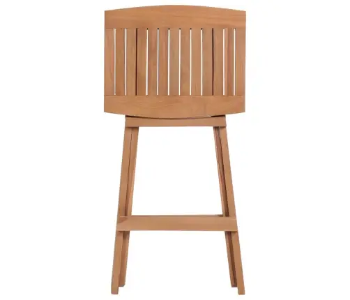 Saliekami Bāra Krēsli, 4 Gab., Masīvs Tīkkoks Vidaxl