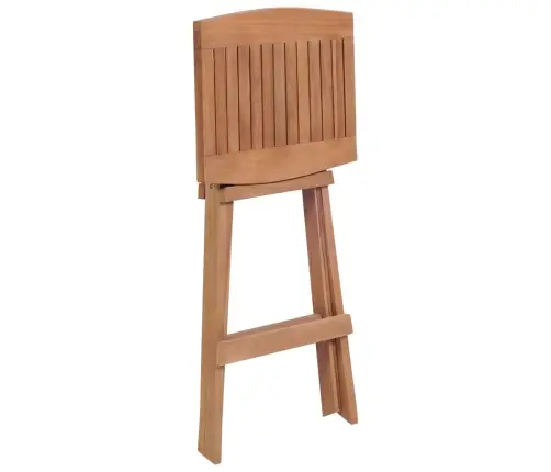 Saliekami Bāra Krēsli, 4 Gab., Masīvs Tīkkoks Vidaxl