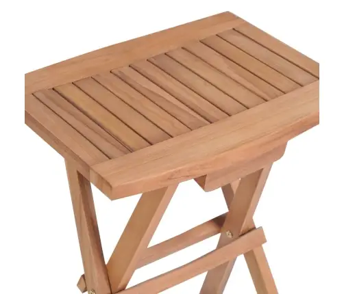 Saliekami Bāra Krēsli, 4 Gab., Masīvs Tīkkoks Vidaxl