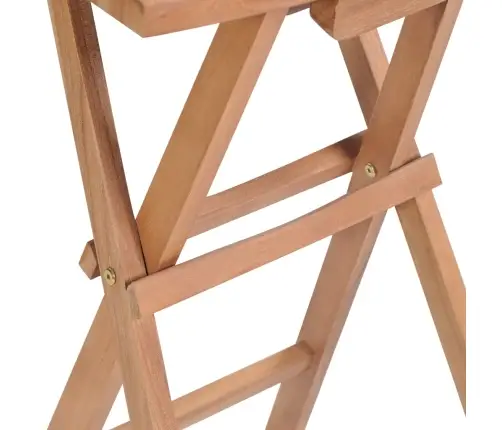 Saliekami Bāra Krēsli, 4 Gab., Masīvs Tīkkoks Vidaxl