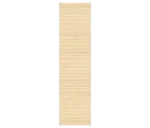 Paklājs, Bambuss, 80X300 Cm, Dabīgā Krāsā Vidaxl