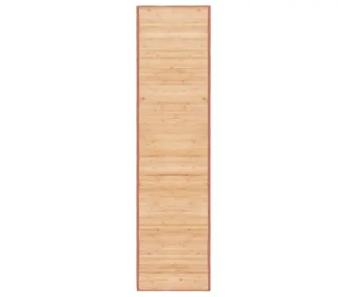 Paklājs, Bambuss, 80X300 Cm, Brūns Vidaxl