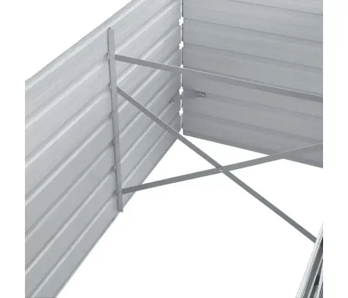 Lovelis, Pilkas, Galvanizuotas Plienas, 320X80X45Cm