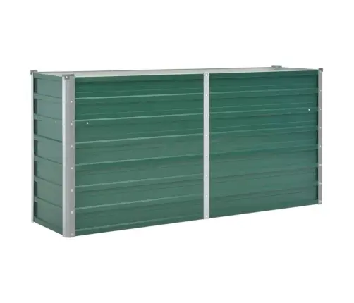 Augstā Puķu Kaste, Cinkots Tērauds, 160X40X77 Cm, Zaļa Vidaxl