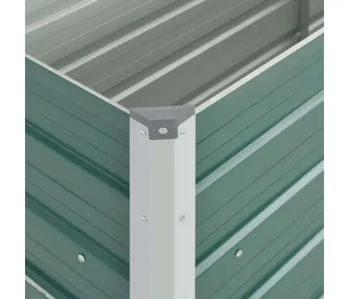 Augstā Puķu Kaste, Cinkots Tērauds, 160X40X77 Cm, Zaļa Vidaxl