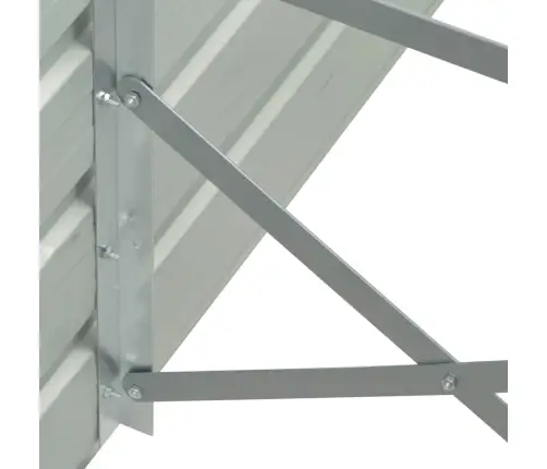 Lovelis, Pilkas, Galvanizuotas Plienas, 100X40X77Cm