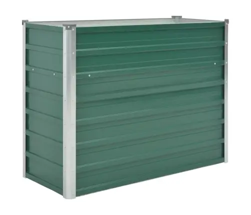 Augstā Puķu Kaste, Cinkots Tērauds, 100X40X77 Cm, Zaļa Vidaxl