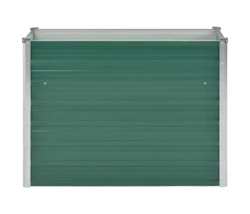 Augstā Puķu Kaste, Cinkots Tērauds, 100X40X77 Cm, Zaļa Vidaxl