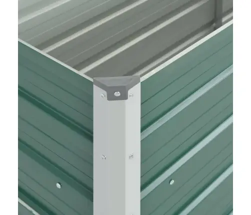 Augstā Puķu Kaste, Cinkots Tērauds, 100X40X77 Cm, Zaļa Vidaxl