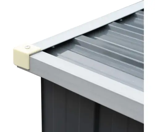 Malkas Nojume, Pelēka, Cinkots Tērauds, 330X84X152 Cm Vidaxl