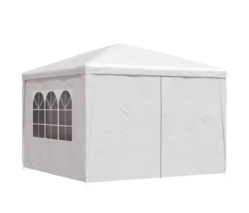 Svinību Telts, Balta, 3X3 M Vidaxl