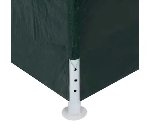 Svinību Telts, 3X12 M, Zaļa Vidaxl