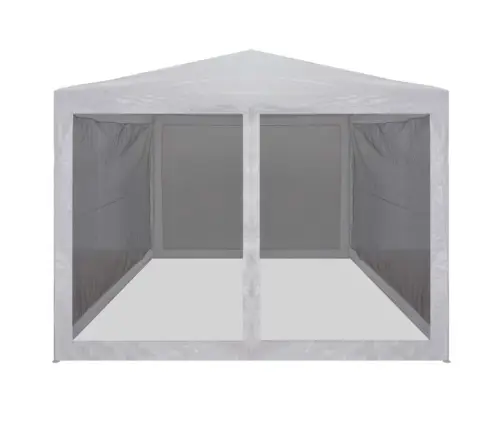 Svinību Telts Ar 4 Sieta Sienām, 3X3 M Vidaxl