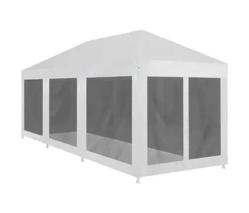 Svinību Telts Ar 8 Sieta Sienām, 9X3 M Vidaxl