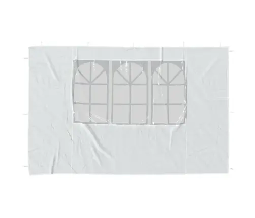 Proginės Palapinės Šon. Sien. Su Lang., 2 Vnt., Baltos, Pe