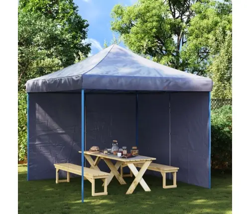 Proginės Palapinės Šon. Sien. Su Užtr., 2 Vnt., Mėlynos, Pe