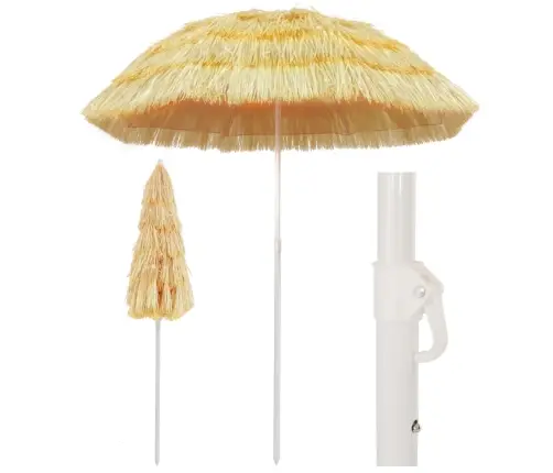 Päikesevari Naturaalne 180 cm Hawaii Stiilis