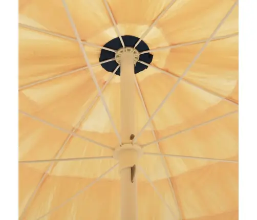 Pludmales Saulessargs, Dabīgs, 240 Cm, Havaju Stils Vidaxl