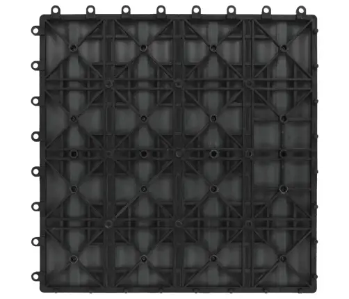 Terases Flīzes, 11 Gab., Wpc, 30X30 Cm, 1 M2, Pelēkas Vidaxl