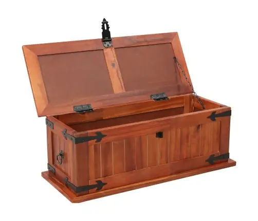 Hoiukast 60 X 25 X 22 cm Akaatsiapuidust