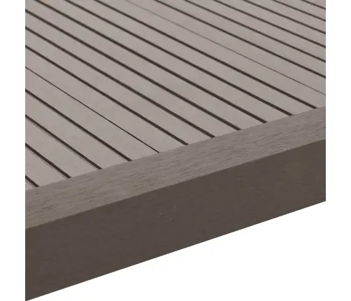 Dekoratīvas Stūra Līstes, 5 Gab., Wpc, 170 Cm, Tumši Brūnas Vidaxl