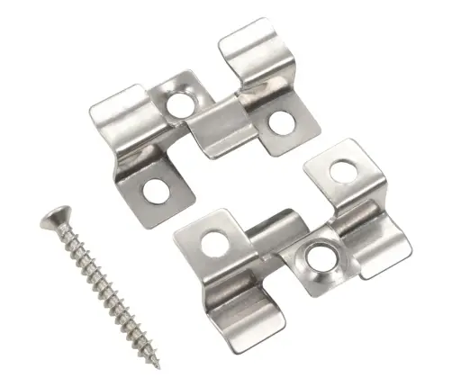 Grindinio Spaustukai, 100 Vnt., Nerūd. Plienas, Su 200 Varžtų