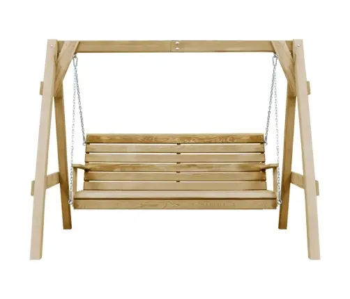 Dārza Šūpuļsols, Impregnēts Priedes Koks, 205X150X157 Cm Vidaxl