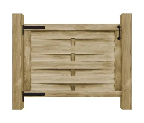 Aiavärav, Immutatud Männipuit, 100 X 75 cm Roheline