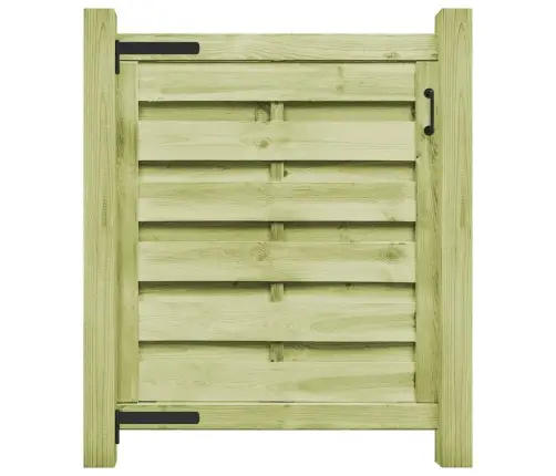 Dārza Vārti, Impregnēts Priedes Koks, 100X100 Cm, Zaļi Vidaxl