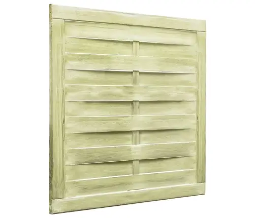 Dārza Vārti, Impregnēts Priedes Koks, 100X100 Cm, Zaļi Vidaxl