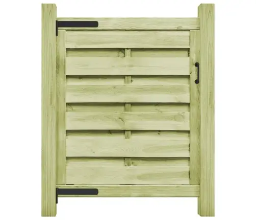 Dārza Vārti, Impregnēts Priedes Koks, 100X100 Cm, Zaļi Vidaxl